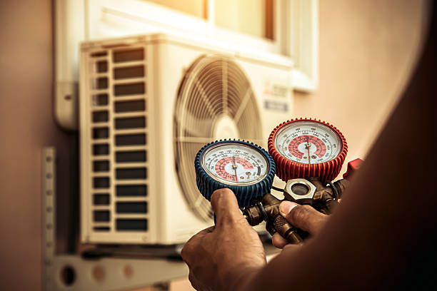 Professional Emergency Hvac technician working in Blanchester, OH